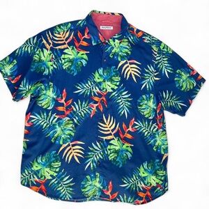 Tommy Bahama Men's Blue Tropical Shirt